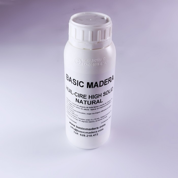 Basic Madera | Producto etiqueta Bricolaje | Aceite de Cera Natural Transparente Huil Care