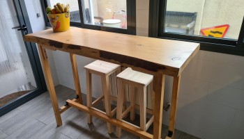 Basic Madera | Noticia portada | 4 ideas de mobiliario de restaurante a partir de un tablón macizo de madera
