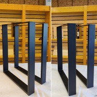Basic Madera | novedades | Tablón Natural | JUEGO PATAS RECTANGULARES DE ACERO (imagen 5)